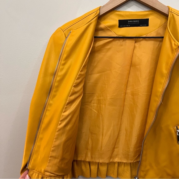 zara faux leather jacket - Picture 4 of 4